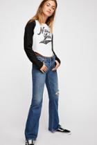 Slouchy Flood Flare Jeans By We The Free At Free People